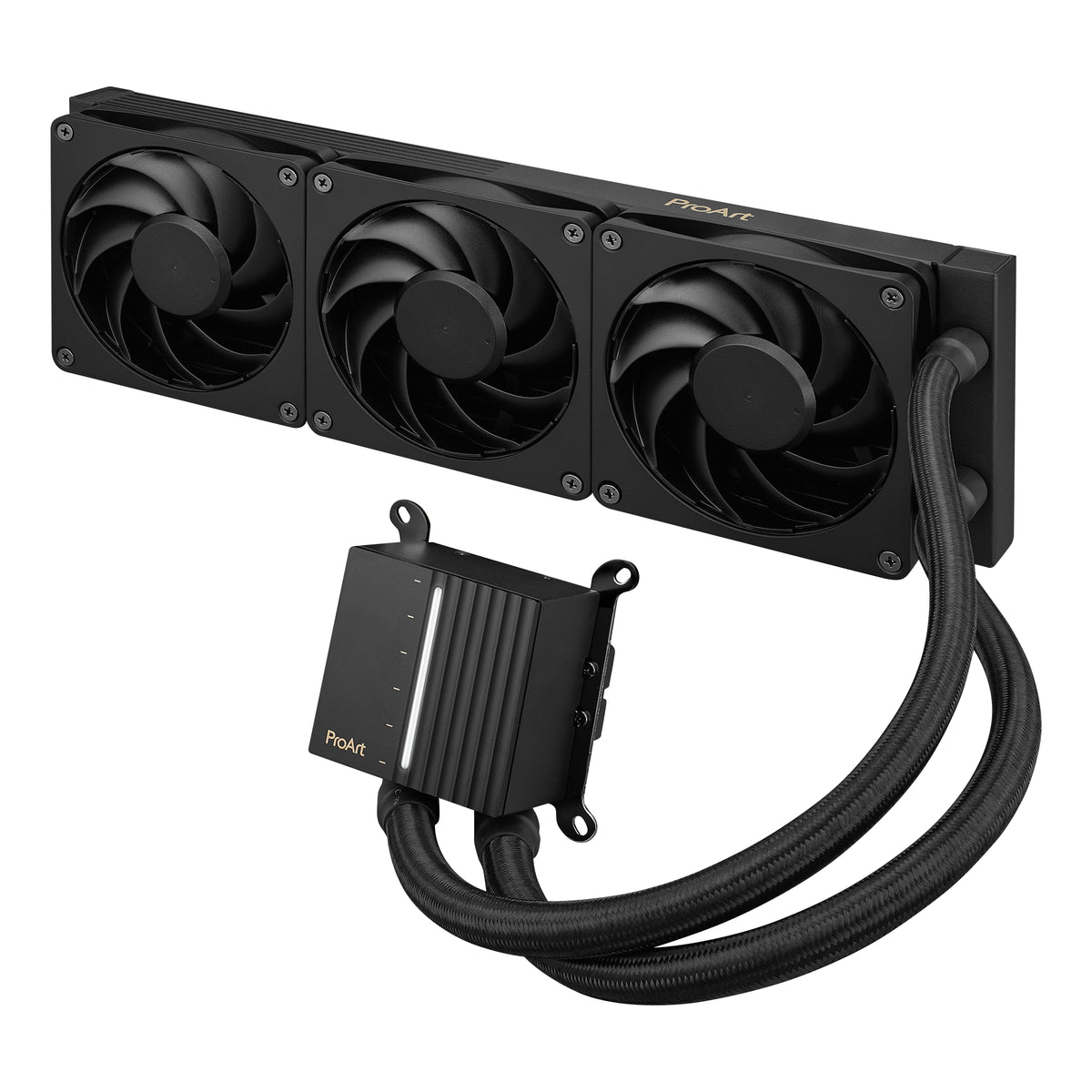 ASUS ProArt LC 360 – Flüssigkeitskühlung – 360 mm, 3×120 mm, 800–2200 U/min, für AM4, AM5, LGA 1700 und andere