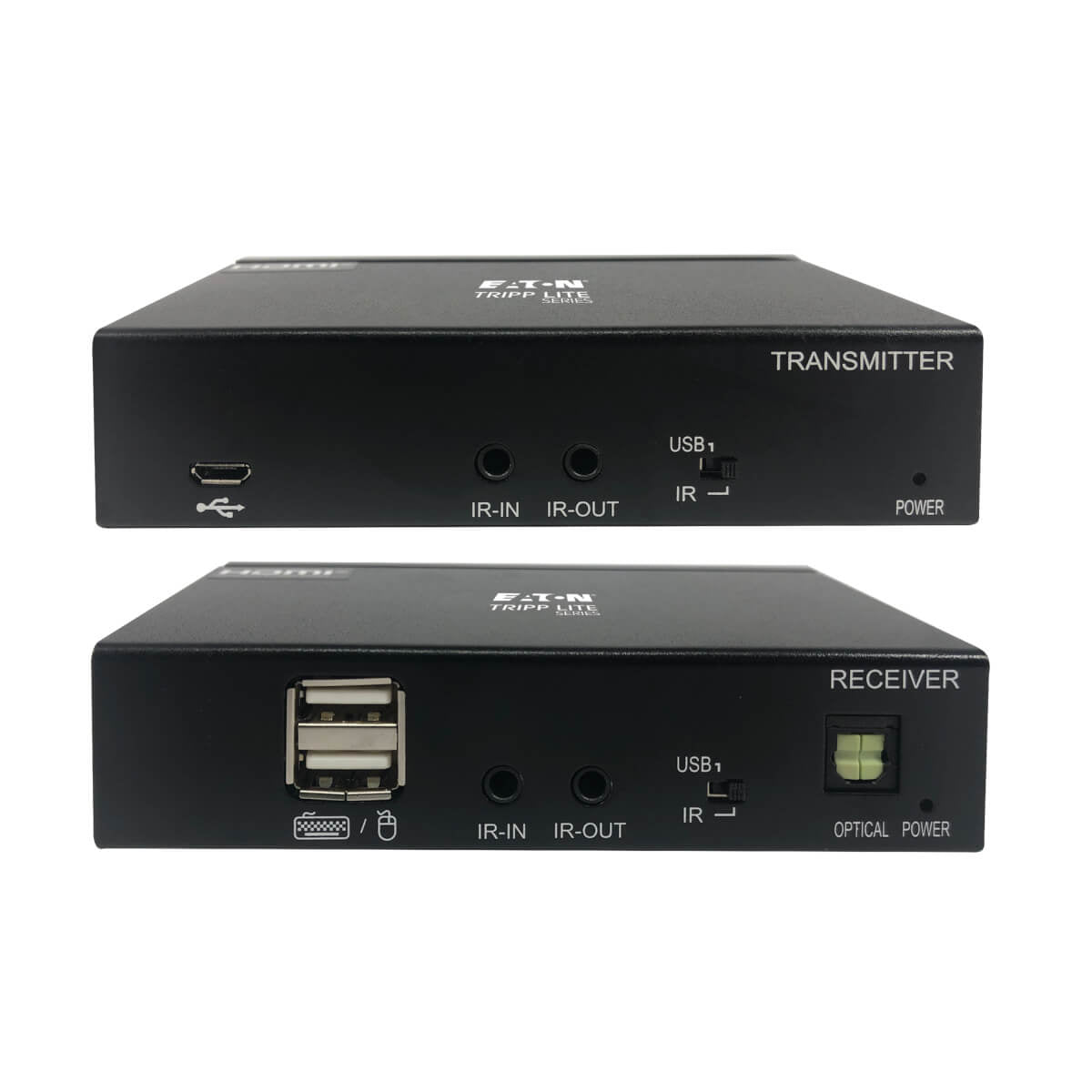 Tripp Lite B127A-1A1-BDBH – KVM-Extender-Set DP/HDMI – 4K/60 Hz, USB 1.1, IR, bis 70 m über Cat 6