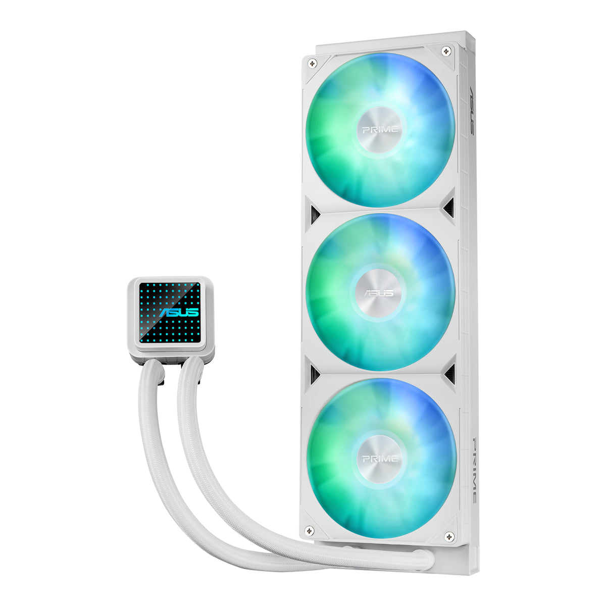 ASUS PRIME LC 360 ARGB WEISS – AiO-Kühler – 360 mm Radiator, 3×120 mm Lüfter, für AM4, AM5, LGA1700 und andere