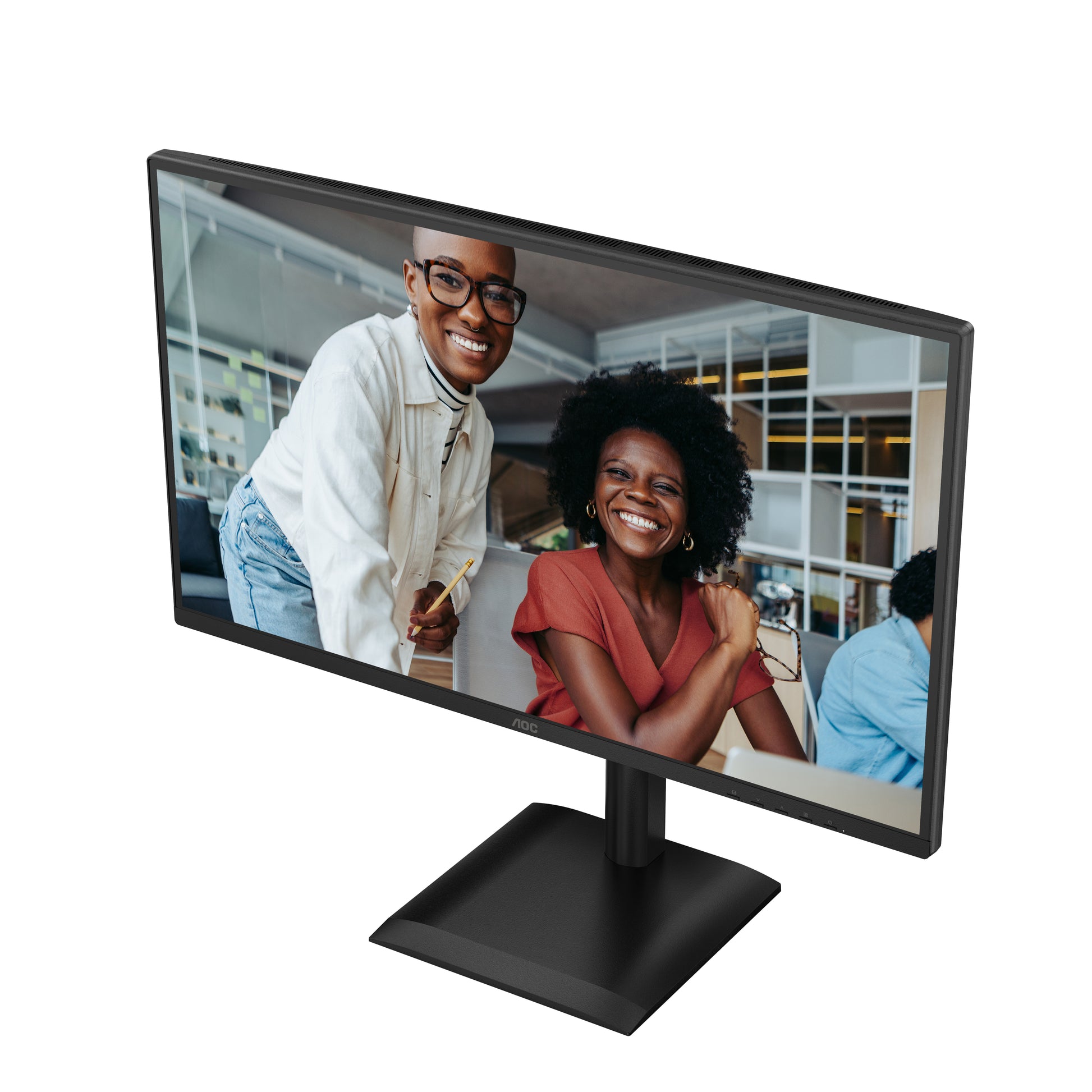 AOC Q27E4U – Monitor, 27", IPS, 120 Hz, 350 cd/m², USB-Hub, integrierte Lautsprecher, schwarz
