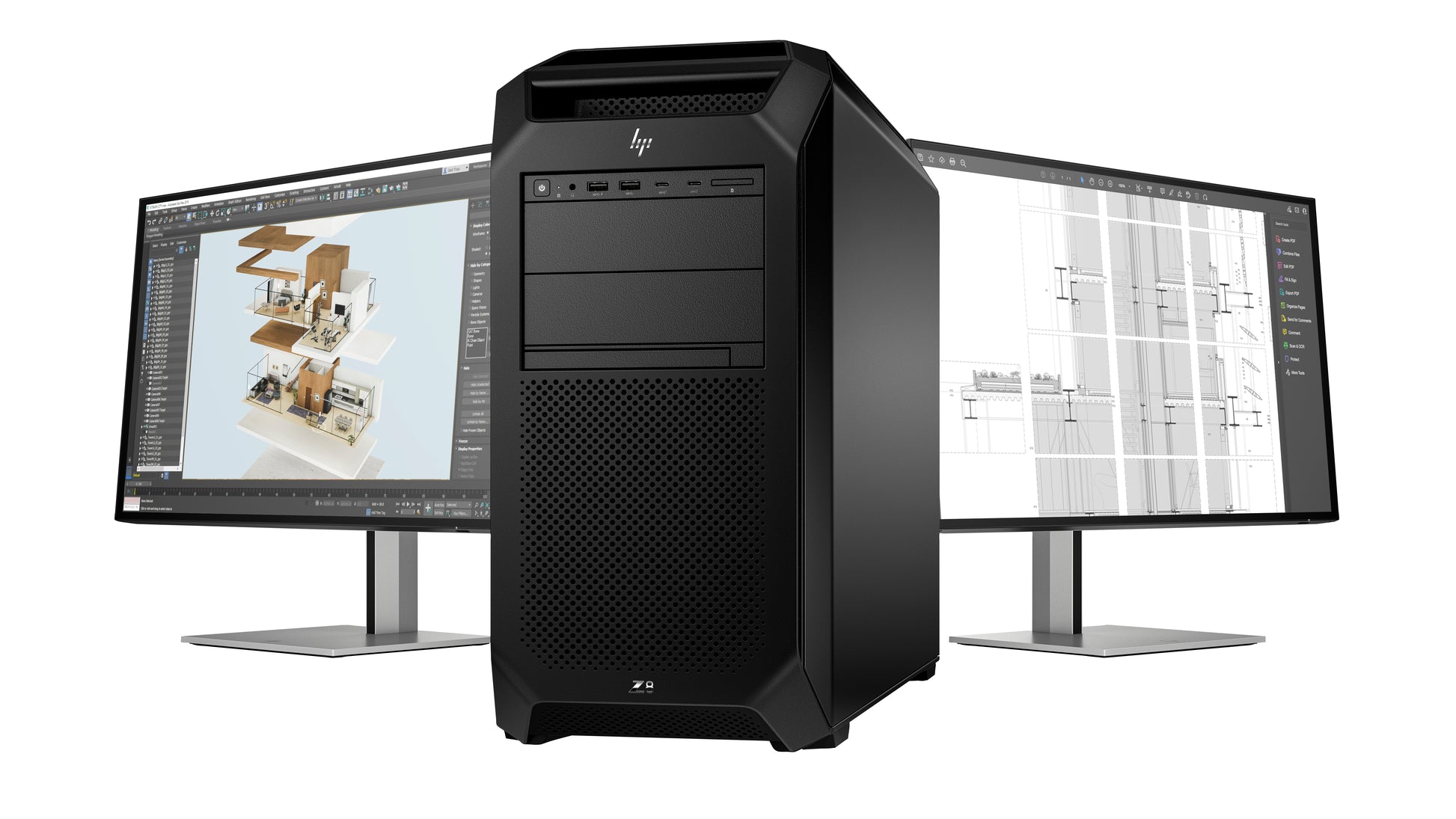 HP Z8 Fury G5 Tower – Intel Xeon W5-3423, 32 GB RAM, 1 TB SSD, DVD-RW, Windows 11 Pro