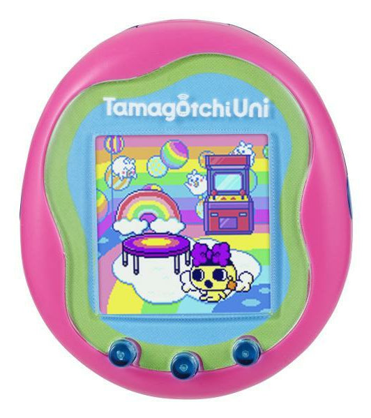 Bandai Tamagotchi Uni – 24 × 15 × 6,5 cm – LiPo-Akku, Laden per USB, WLAN – ab 6 J. – rosa