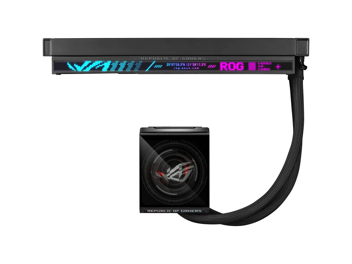 ASUS ROG STRIX LC IV 360 – Flüssigkeitskühler – 360 mm, 3×120 mm, IPS LCD, ARGB, für LGA 1700, AM4, AM5 und andere