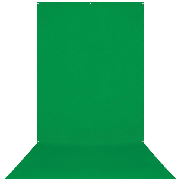 Westcott X-Drop Pro Hintergrund – 3658 × 1524 mm, Chroma-Key Grün, Polyester – mit Tragetasche