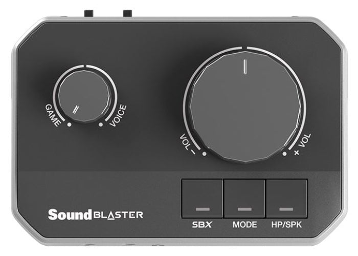 Creative Labs Creative Sound Blaster G8 – DAC/Kopfhörerverstärker – 32-Bit, 130 dB SNR, 16–600 Ohm – schwarz