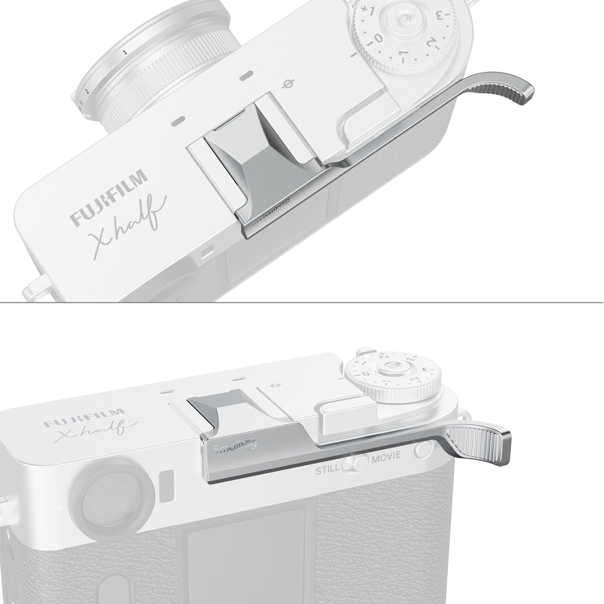 SmallRig 5221 Daumengriff – für Fujifilm X-Half – Silber