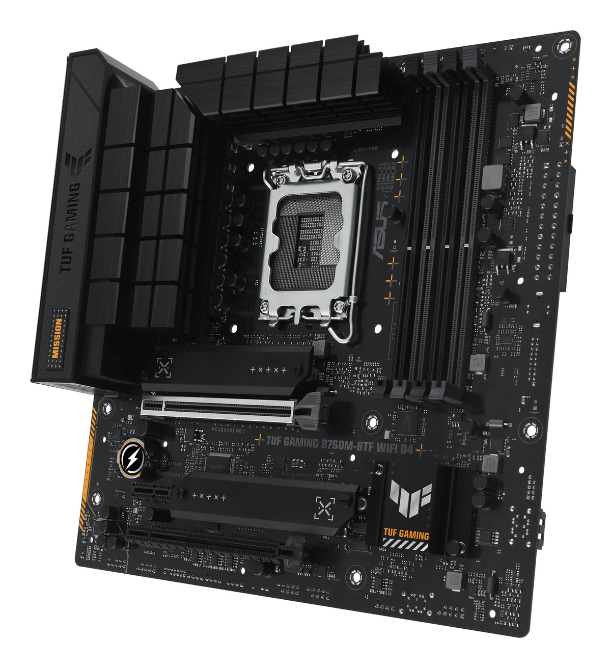 ASUS TUF GAMING B760M-BTF WIFI D4 – Mainboard – LGA 1700, Intel B760, mATX, DDR4