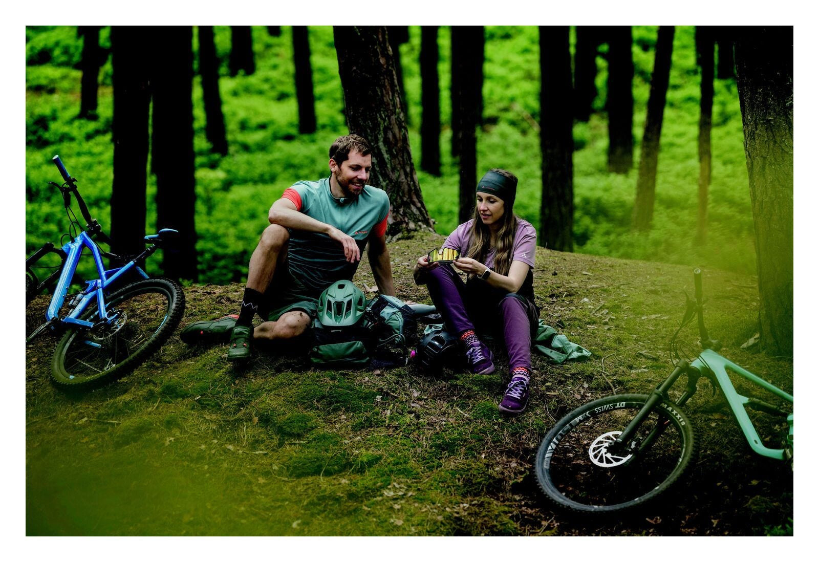 VAUDE T-Shirt – Grösse 42 – Grün (deep pond), 100% Polyester (recycelt), Kurzarm