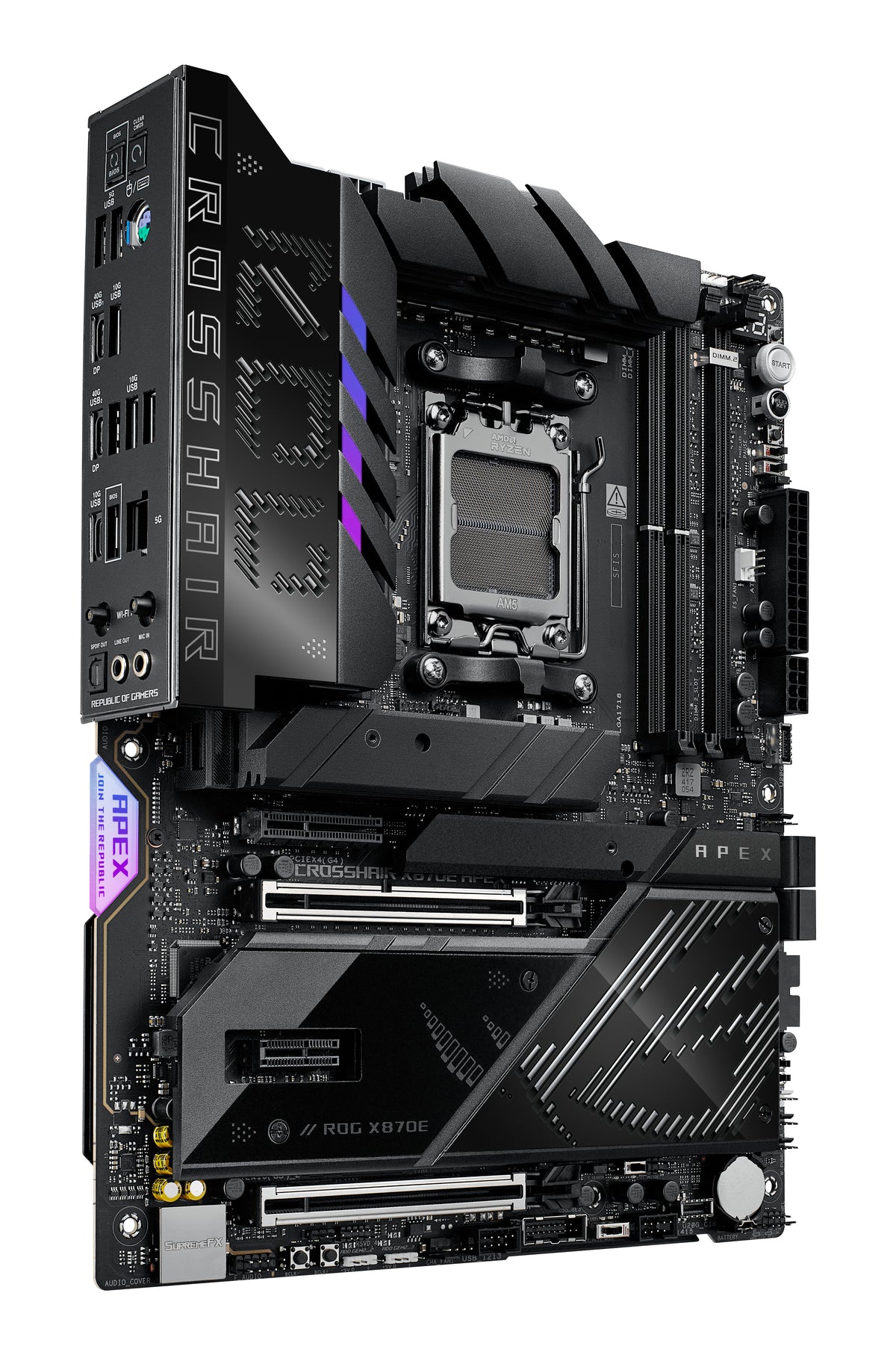 ASUS CROSSHAIR X870E APEX – Mainboard – AM5, AMD X870E, ATX, DDR5