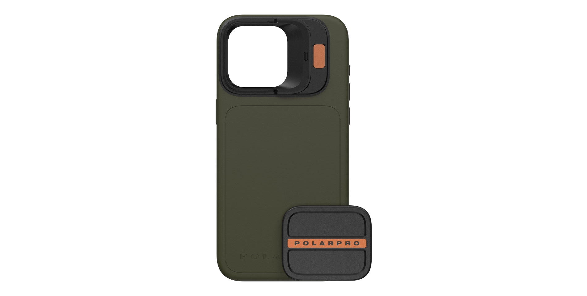 PolarPro Backcover – für Apple iPhone 15 Pro Max – schwarz – Aluminium – MagSafe-kompatibel