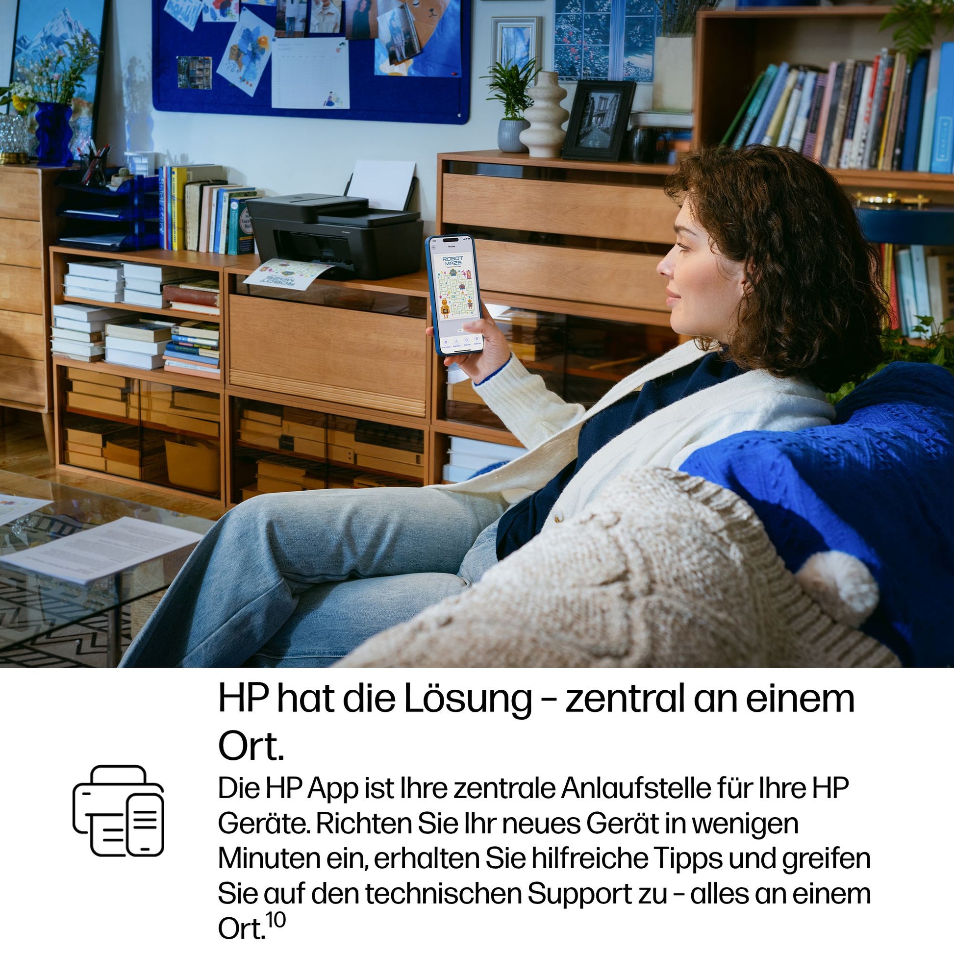 HP Deskjet 4320 Wireless – Farbtintenstrahl-Multifunktionsdrucker, A4, 3-in-1, Duplex, ADF, WLAN, AirPrint