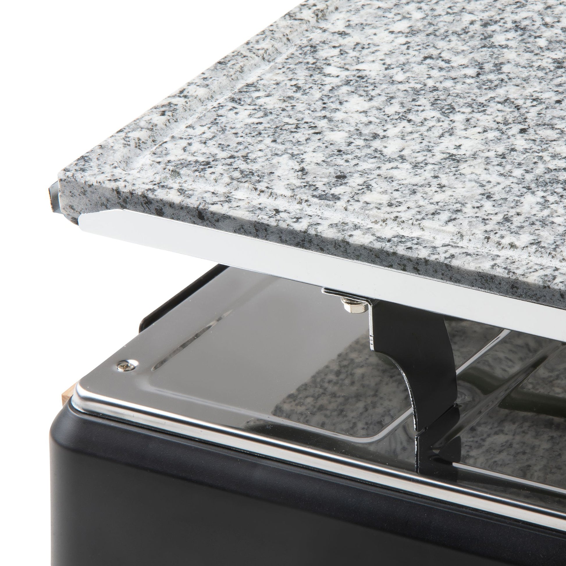 Domo Raclette DO9262G – 8 Personen, Naturstein-Grillplatte, 1 400 W – schwarz