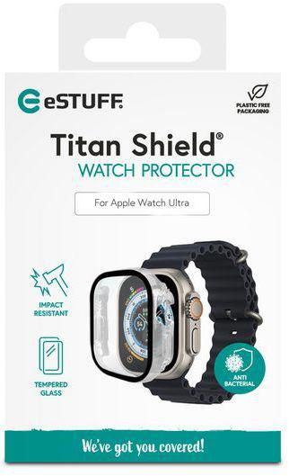 eSTUFF Displayschutz (Panzerglas), Full Body – für Apple Watch Ultra