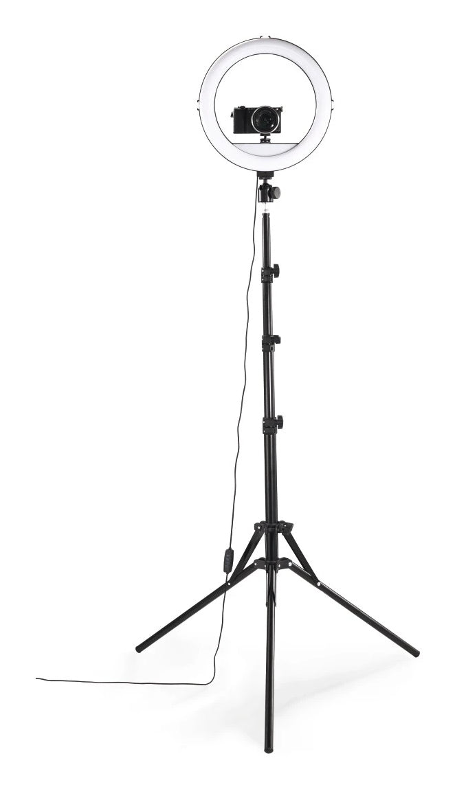Hama SpotLight Steady 120 III Streaming-Licht – 1020 lm, 3000–6500 K – 1/4" Gewinde – USB