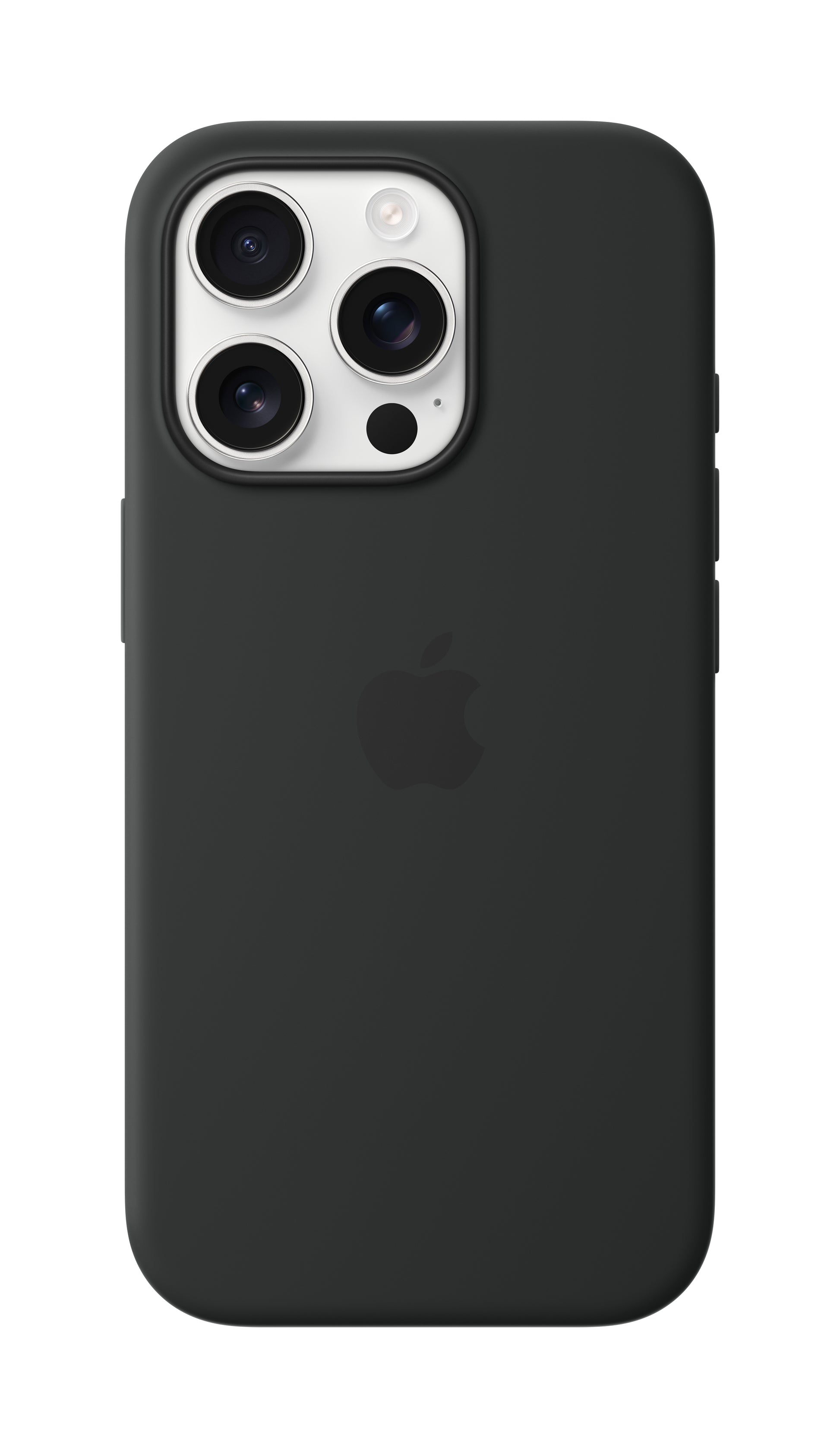 Apple Backcover – für Apple iPhone 16 Pro – schwarz – Silikon – MagSafe-kompatibel