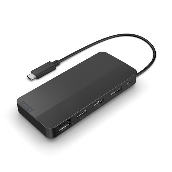 Lenovo 40B90100EU Dockingstation – USB-C, 1× DP, 1× HDMI, 1× USB-A, GbE, für Windows 10/11