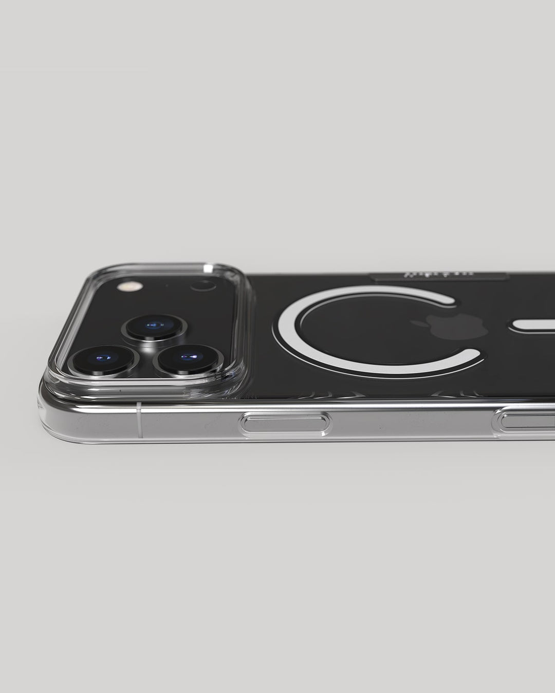 Nudient – Backcover – für Apple iPhone 17 Pro Max – transparent – MagSafe-kompatibel