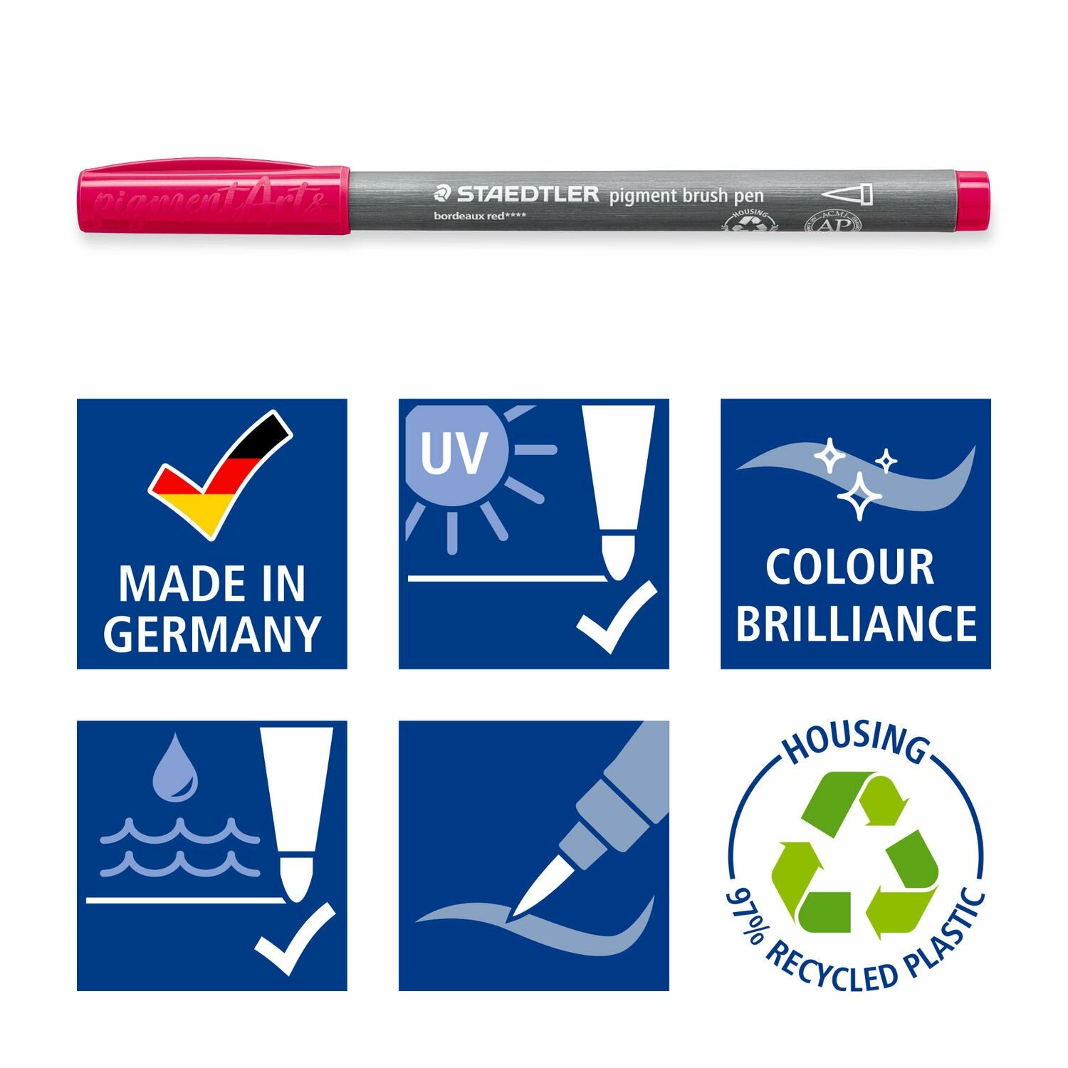 Staedtler Fineliner – 6er-Set – 6 Farben, sortiert – wasserfest