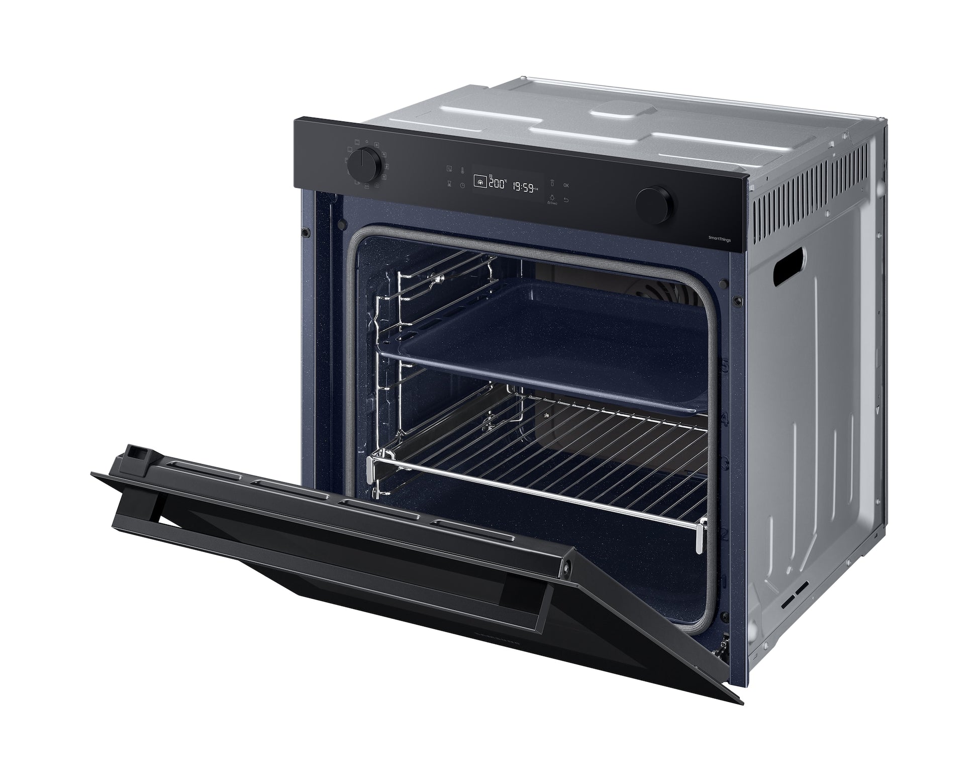 Samsung Einbau-Backofen NV7B41201AK/U3 – 76 l, Grill & Heissluft, 1800 W – Schwarz