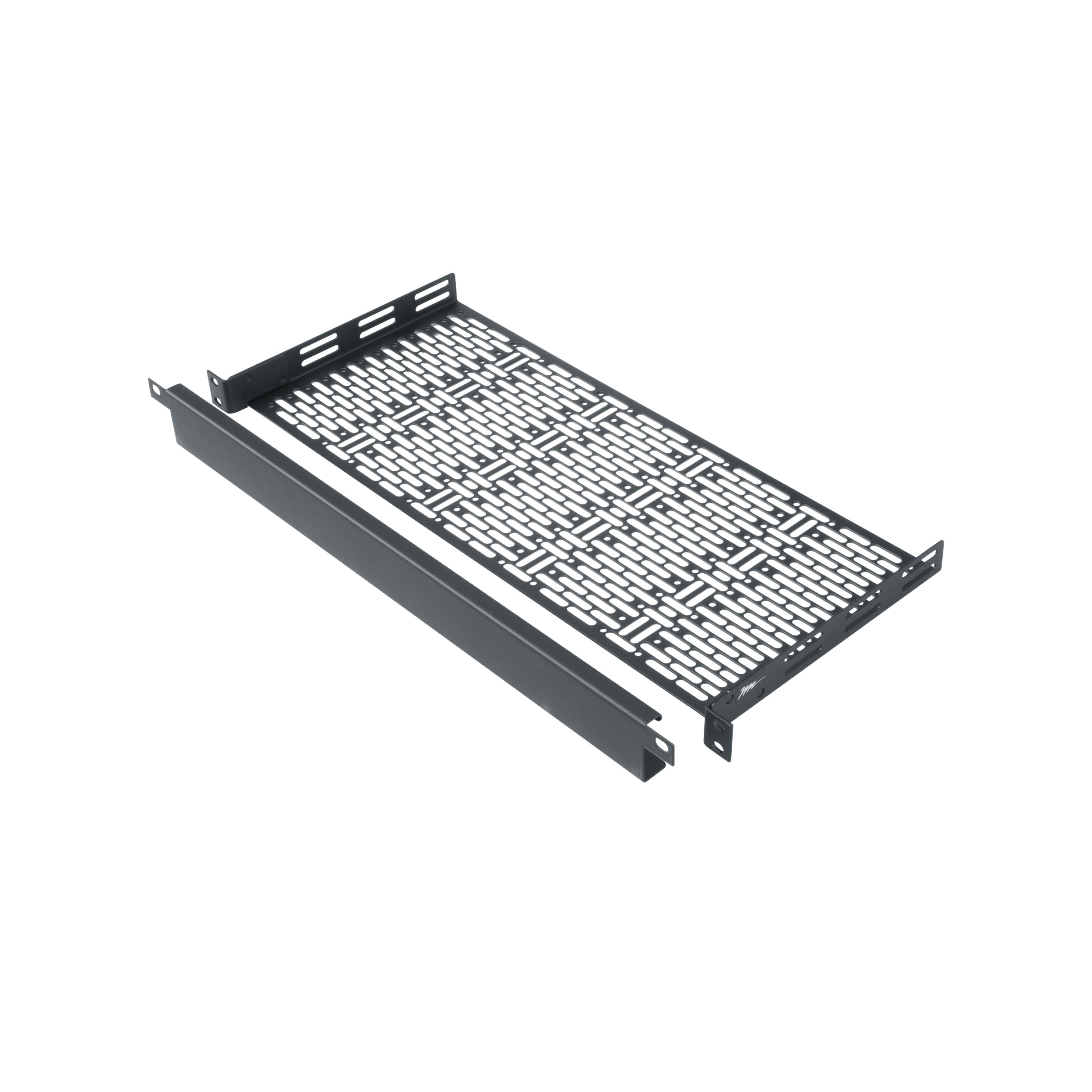 Middle Atlantic UFA-8-F1 – Regalboden, 1U für 19", Tiefe 203,2 mm, Stahl, Schwarz, Tragkraft 15,9 kg