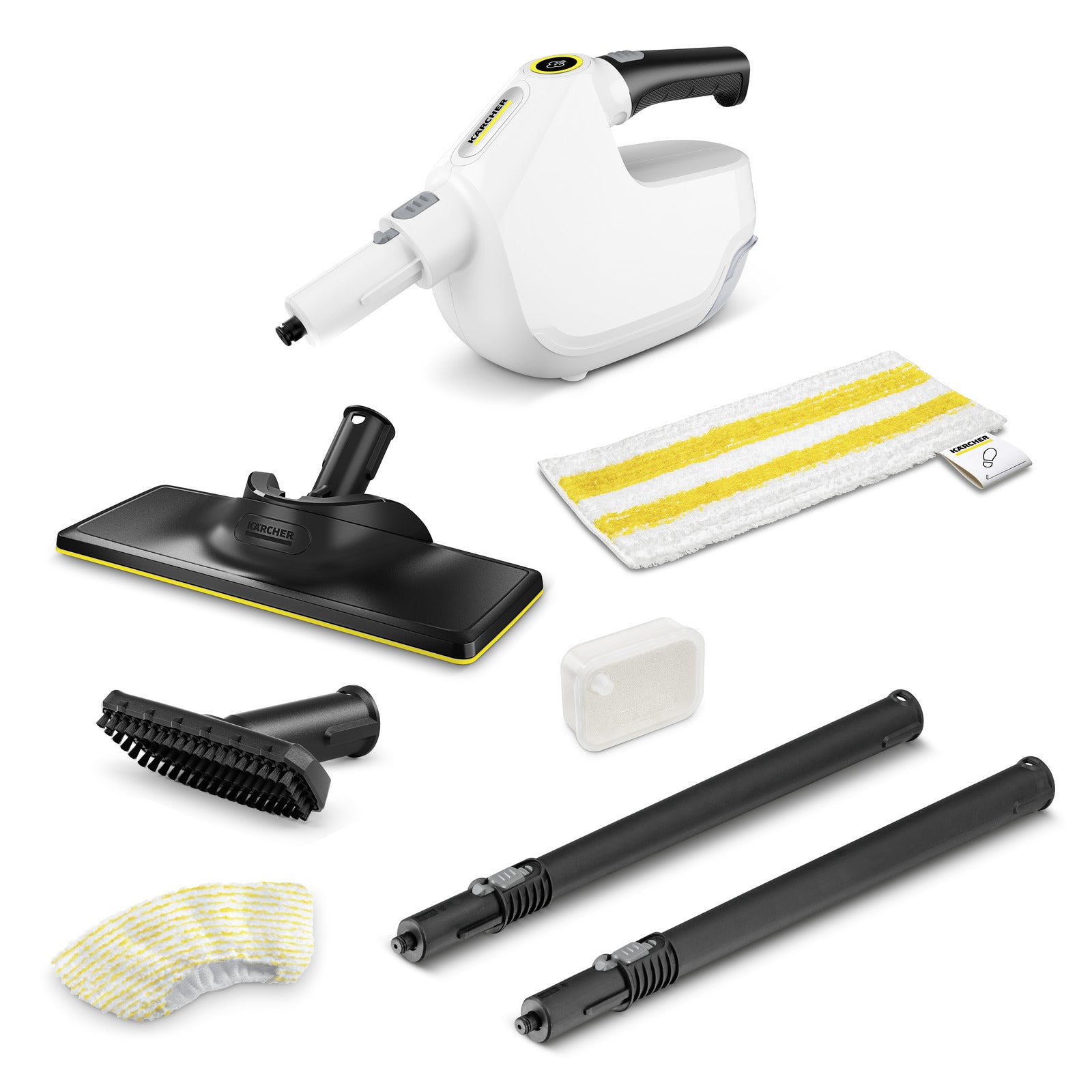 Kärcher Dampfreiniger SC 1 Multi Up – 0,2 l, schwarz/gelb, 11,3 × 34,5 × 19,0 cm