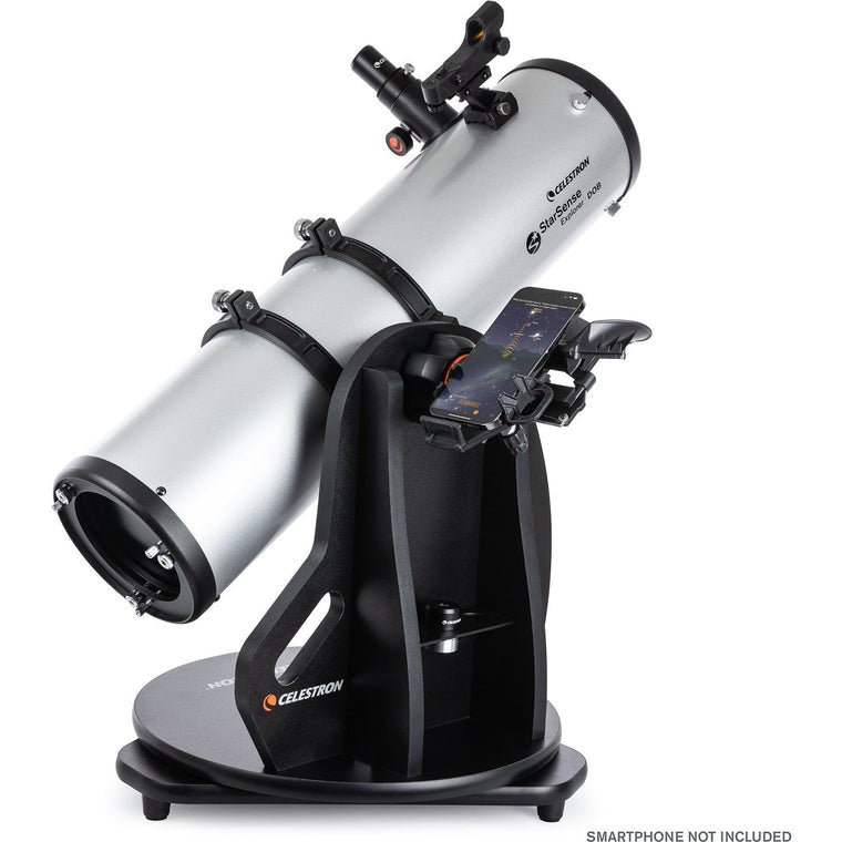 Celestron SSE 150mm Tabletop Dobson – Spiegelteleskop, 150 mm Öffnung, 750 mm Brennweite, f/5, Schwarz/Silber
