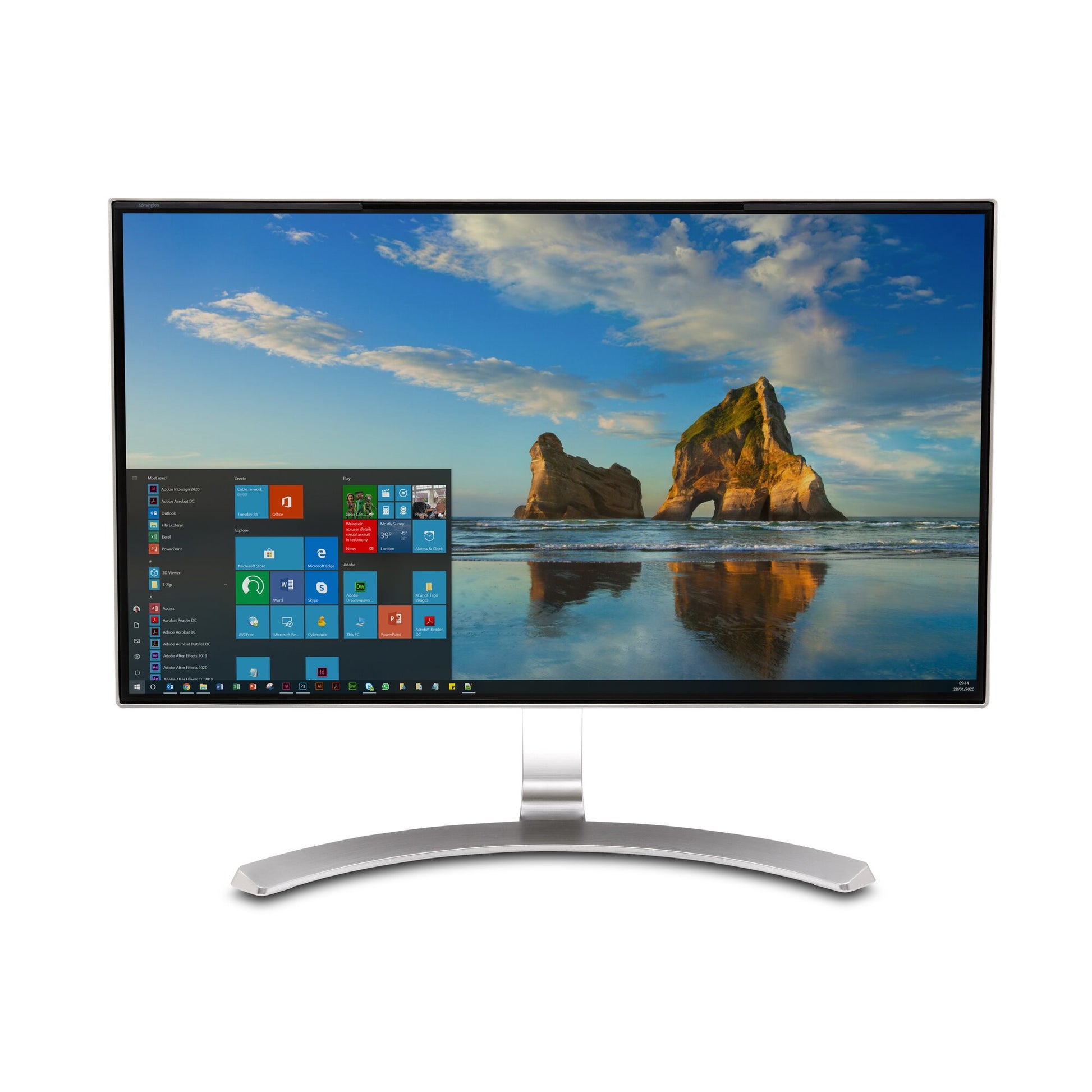 Kensington Displayschutz für Monitore bis 24" (532 × 304 mm) – schwarz