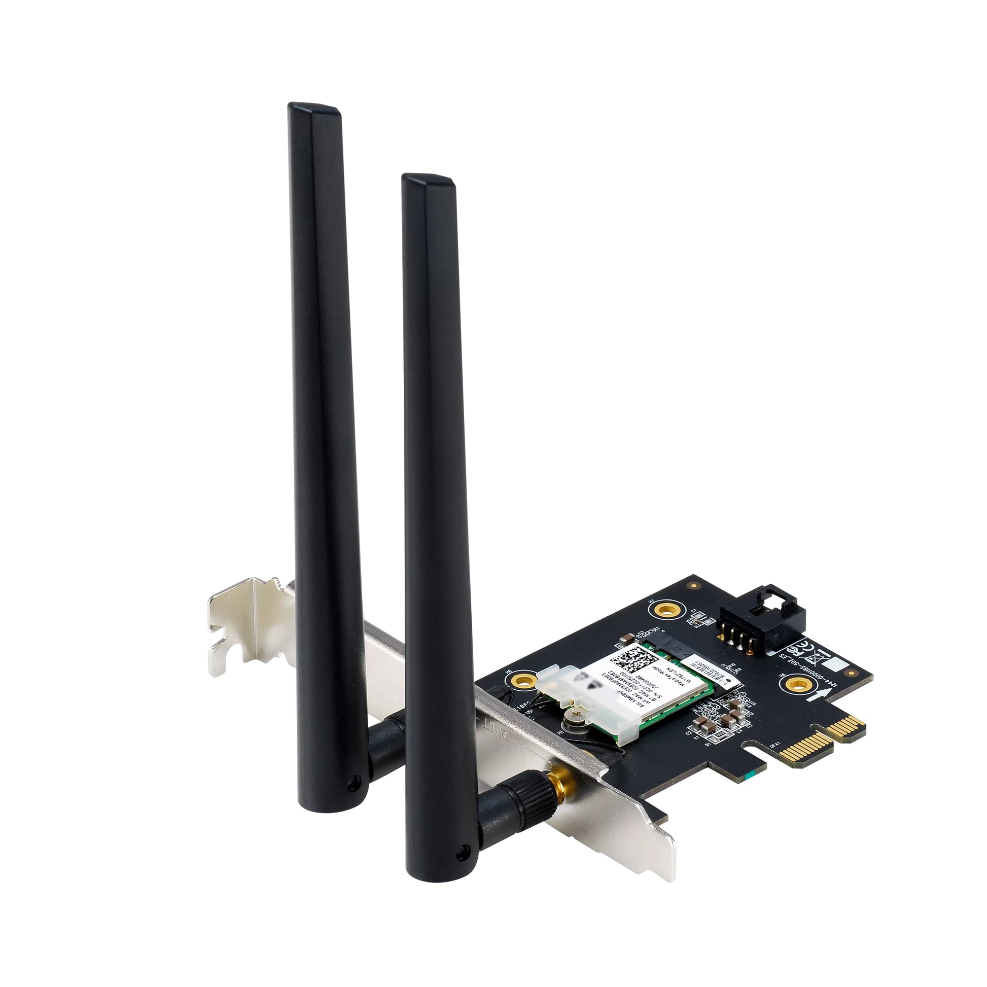 ASUS PCE-AXE5400 – PCIe WLAN-Karte – Wi-Fi 6E (2,4/5/6 GHz), 2,4 Gbit/s, Bluetooth 5.2, für PC