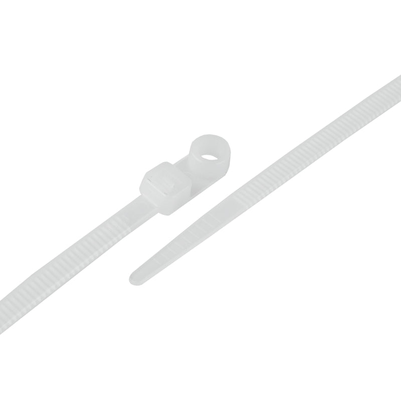 Steffen Kabelbinder – 4,8 × 300 mm, weiss, Nylon, 100 Stk.