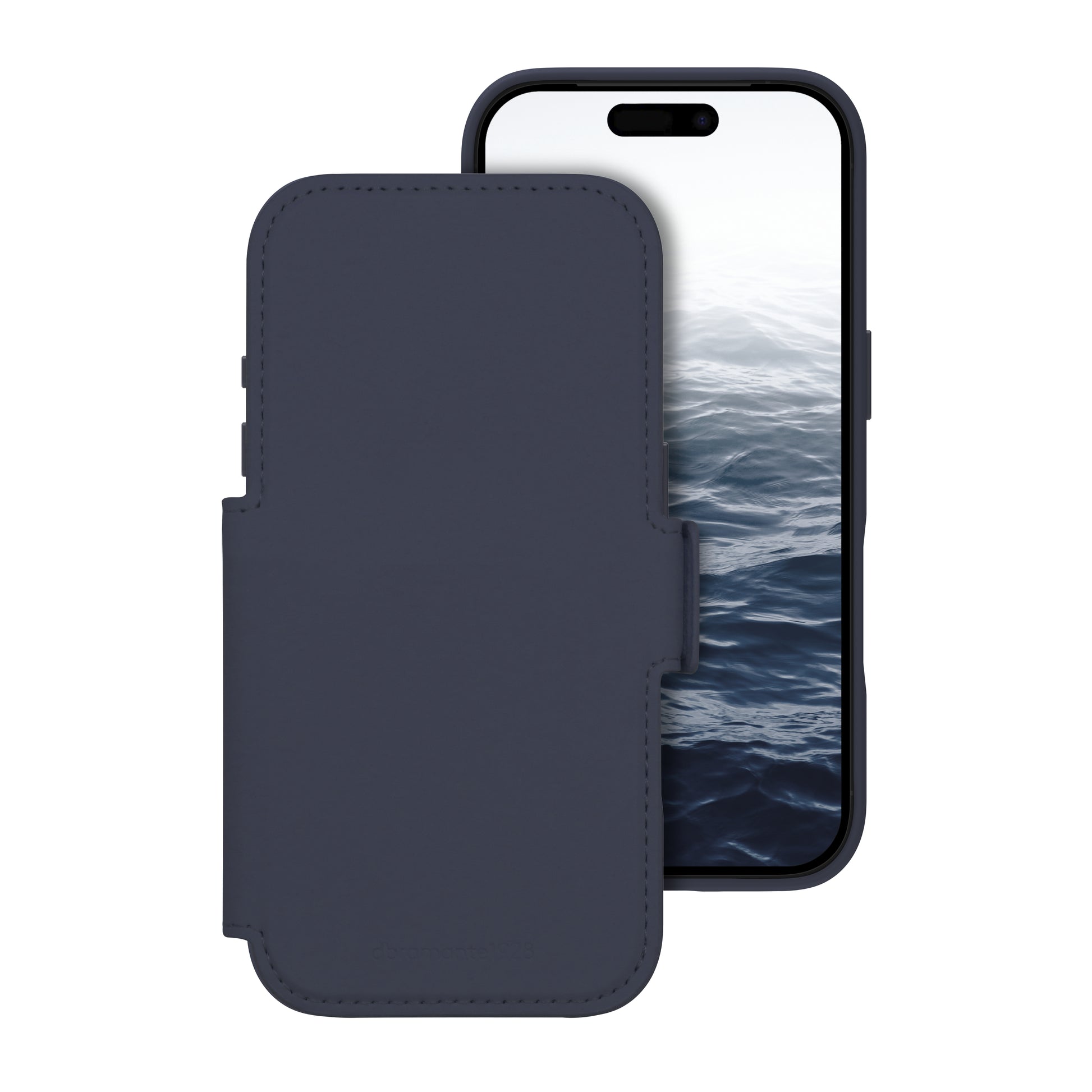 dbramante1928 Lynge MS ICON Wallethülle – für Apple iPhone 17 Pro, 3 Kartenfächer, Kunststoff, Deep Water