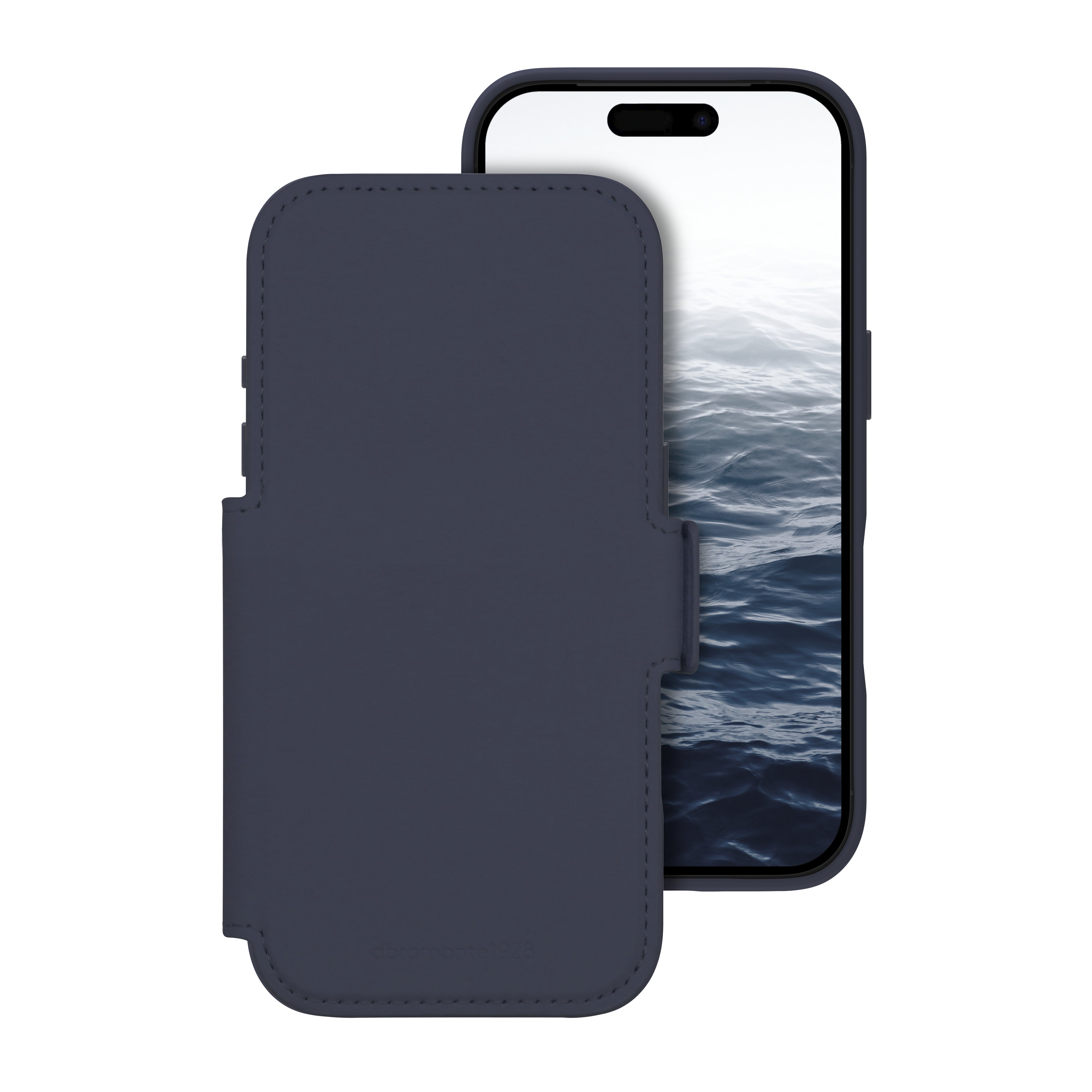 dbramante1928 Lynge MS ICON Wallethülle – für Apple iPhone 17 Pro, 3 Kartenfächer, Kunststoff, Deep Water