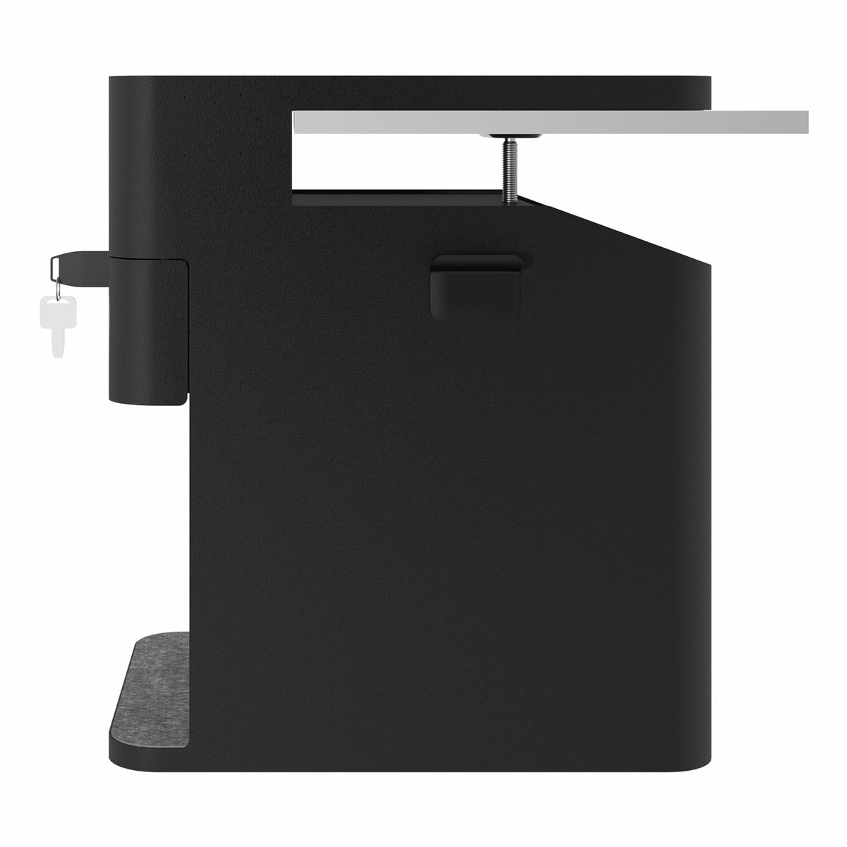 Dataflex Bento 503 – Untertisch-Schrank, 1 Schublade, abschliessbar, Stahl, 361 × 254 × 407 mm, Schwarz