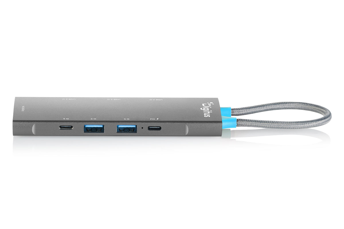 Digitus Dockingstation – USB-C, 1× HDMI, 2× USB-A, 100 W PD, für Tablet/Smartphone/Laptop