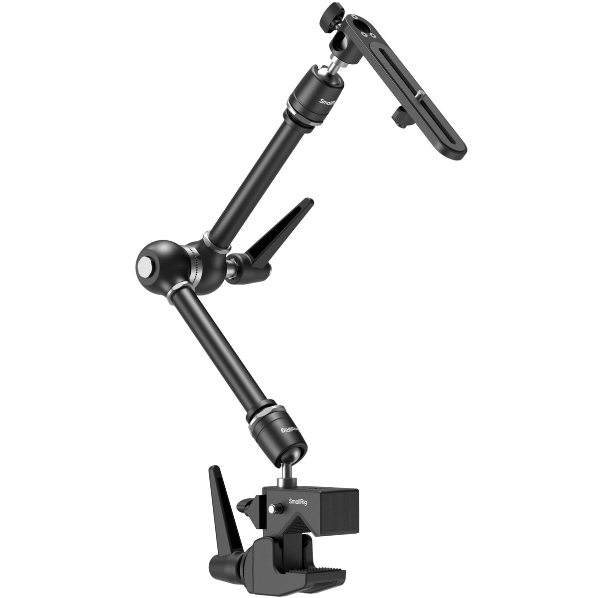 SmallRig 4862 Super Clamp Kit – Halterung mit Magic Arm, 52,4 cm, bis 3 kg, 2-teilig – Aluminium/Schwarz