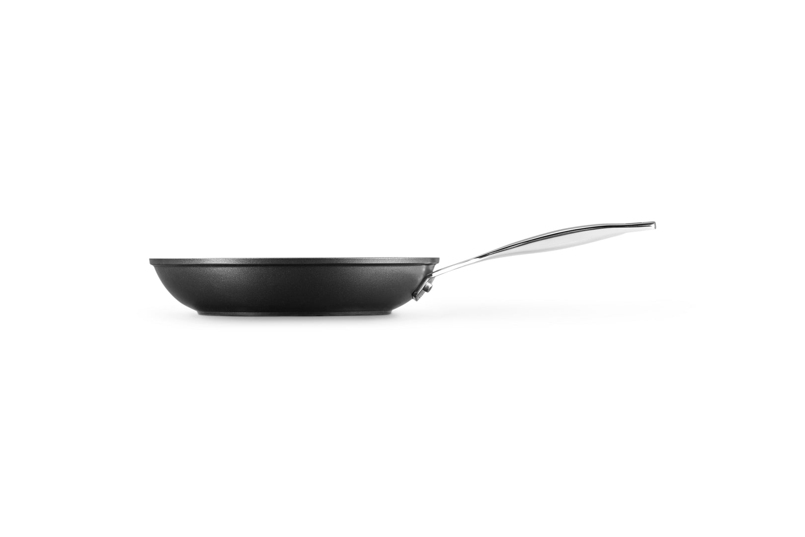 Le Creuset Fonduepfanne – Ø 28 cm, Aluminium, Teflonbeschichtung, für Induktion, Gas, Glaskeramik, Schwarz