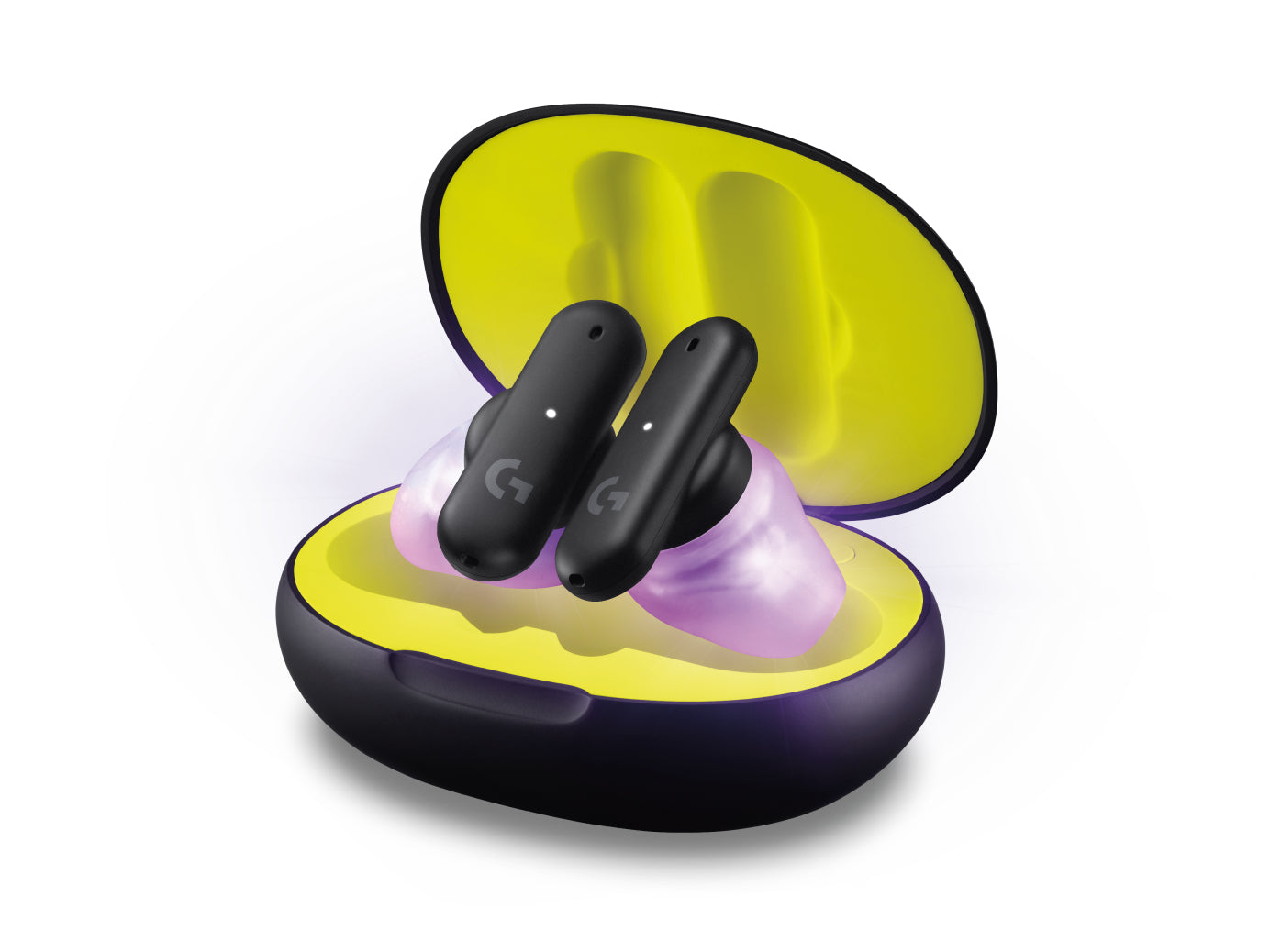 Logitech G Fits TWS In-Ear – Stereo, mit USB-A-Dongle, mit Ladecase, Schwarz, BT 5.2