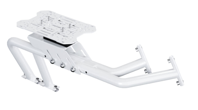 Oplite R8 Schalthebel-Handbremsenhalter – Montageset – für R8 FURY Cockpit & Chassis, Stahl, Weiss