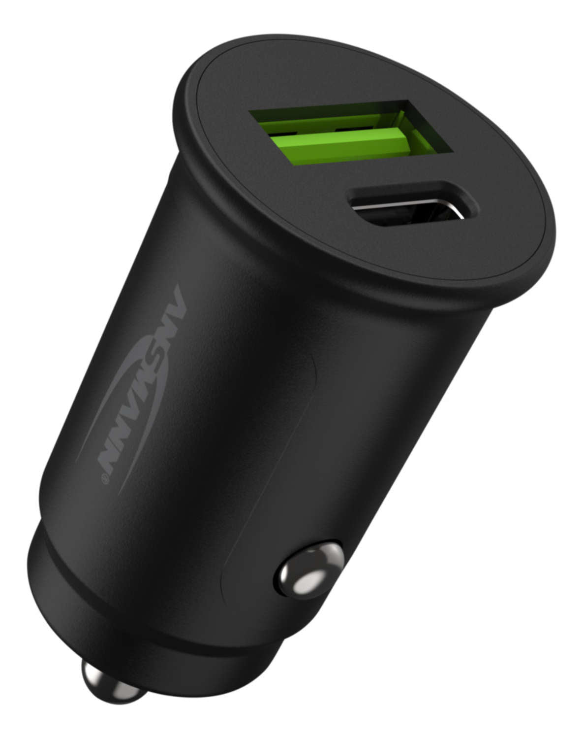 Ansmann CC230PD Auto-Ladegerät 30 W – USB-C×1, USB-A×1 – PD, Smart-IC – für Smartphones (Android, iPhone)