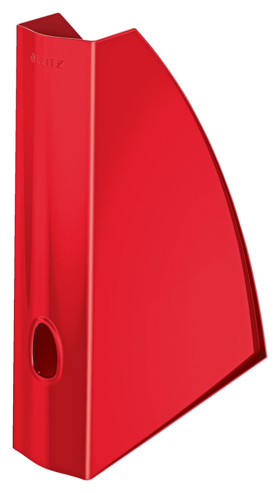 Leitz WOW Stehsammler – für A4, rot, Polystyrol (PS), B 75 × H 312 × T 258 mm