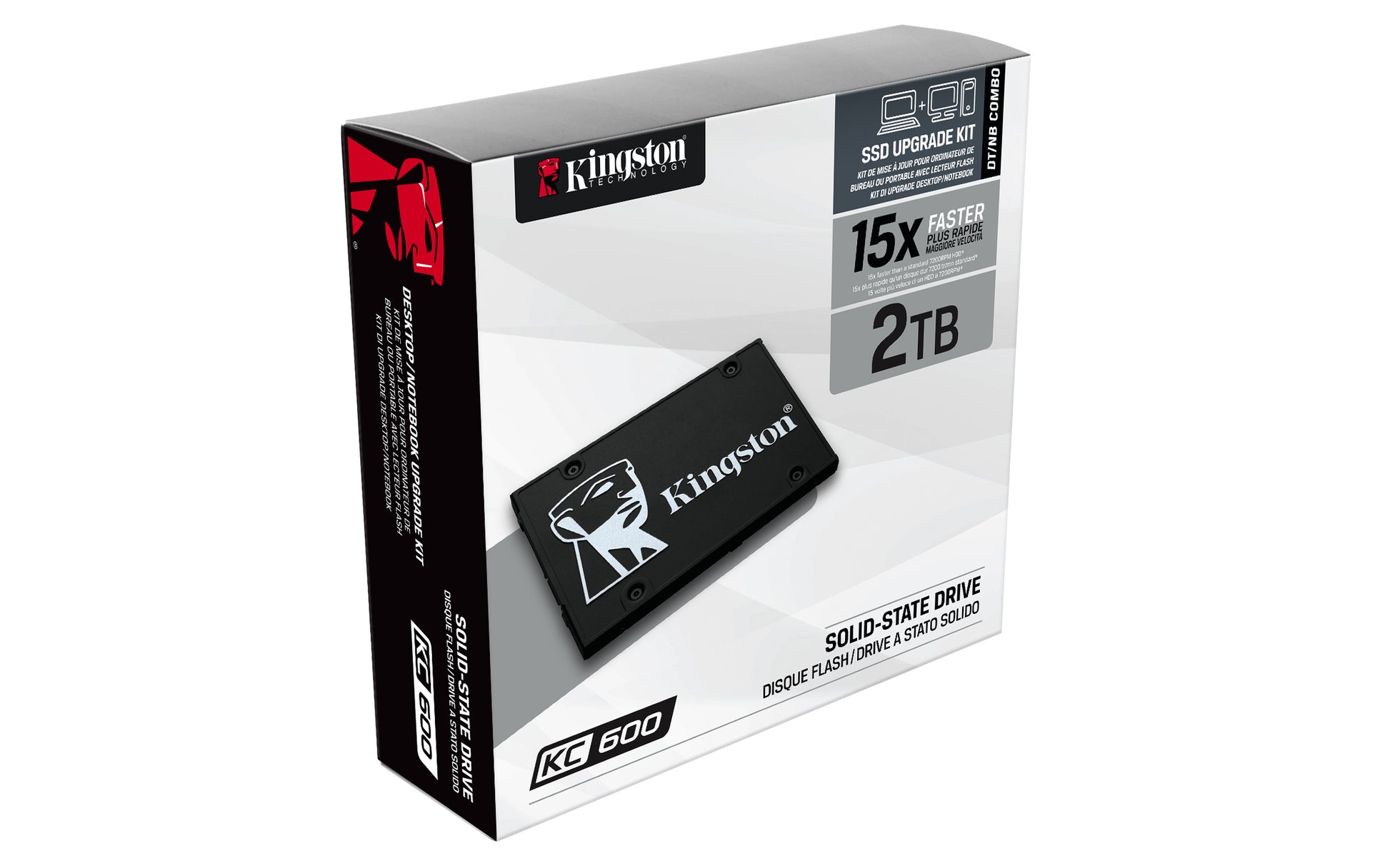 Kingston KC600 2,05 TB SSD – 2,5 Zoll, SATA III, 6 Gbit/s