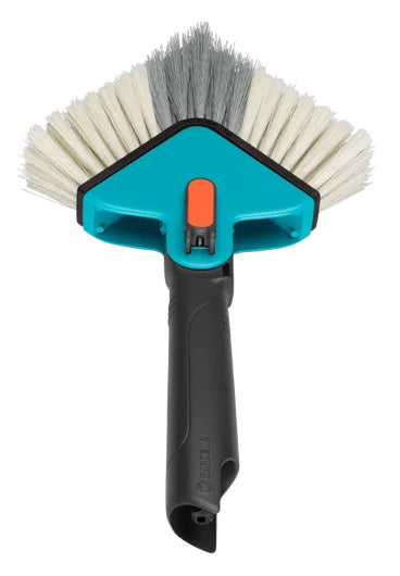 Gardena combisystem-Winkelbesen – 30–50 cm, hart, Kunststoff, schwarz/blau/orange, für Gardena combisystem