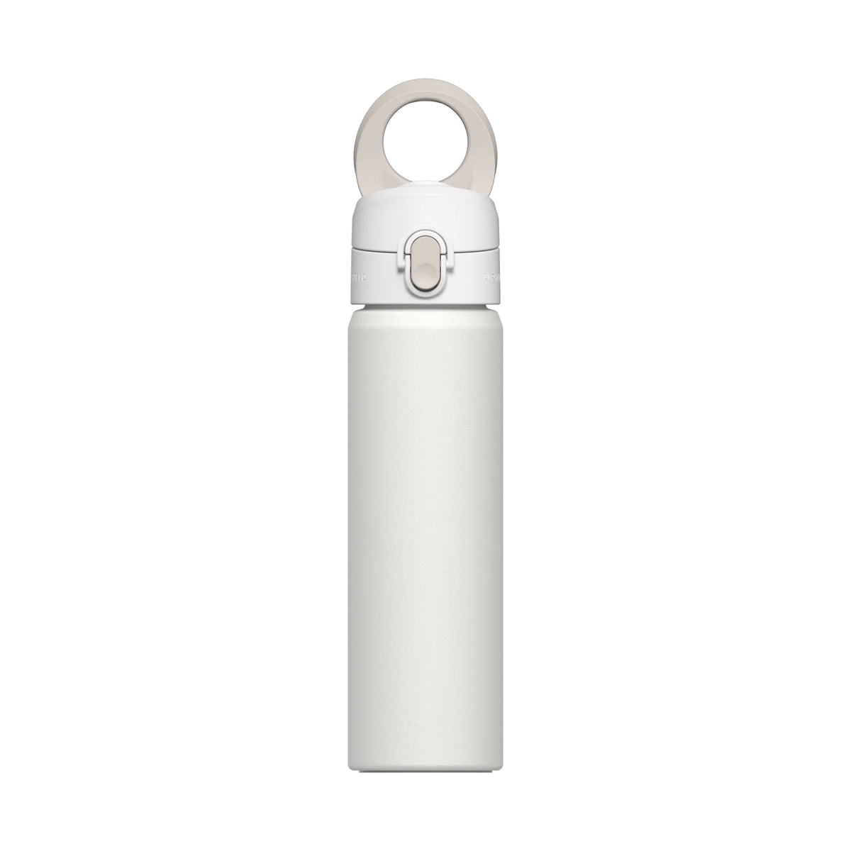 RhinoShield AquaStand Isolierflasche 700 ml – doppelwandig 8 h heiss/8 h kalt, Edelstahl, mit Strohhalm, weiss