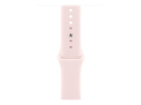 Apple Sportarmband – Soft Pink, S/M, für 46 mm Apple Watch