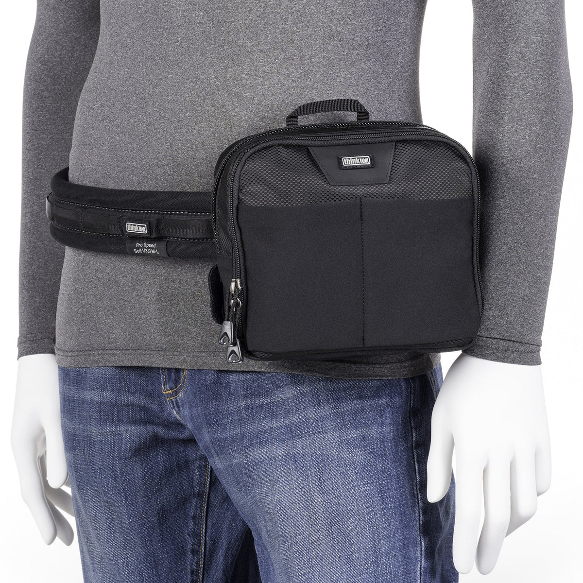 Think Tank Speed Changer V3.0 Hüfttasche – Nylon/Polyester, Grau/Schwarz – für Think Tank Gürtelsysteme