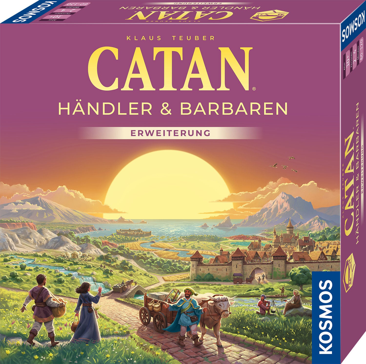 Kosmos CATAN Händler & Barbaren – Kartenspiel, 2–4 Spieler, ab 10 Jahren, 120 Min., DE