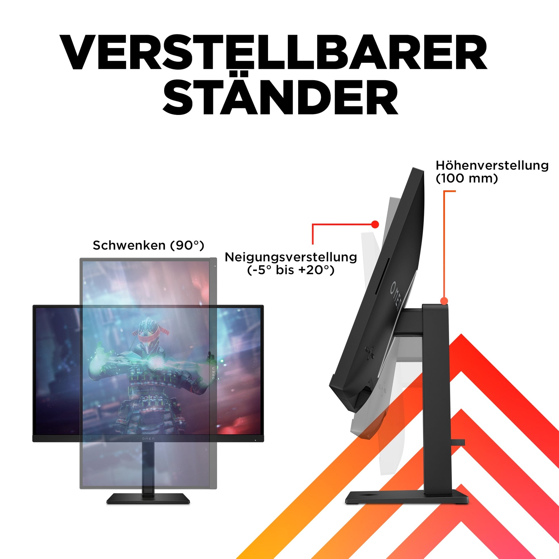 HP OMEN 27K – 27", 3840 × 2160 (4K), IPS, 144 Hz