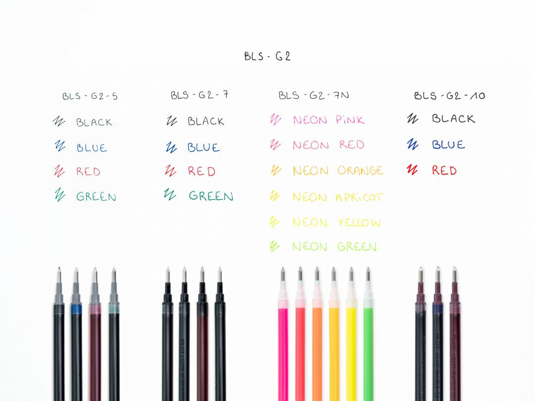 Pilot Gel-Mine G-2 für B2P BeGreen – schwarz, 0,7 mm, geruchsarm