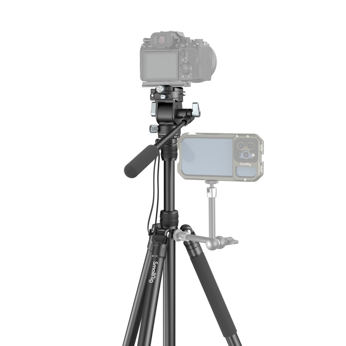 SmallRig FreeBlazer CT195 Stativ – bis 18,5 cm – 15 kg Traglast – 1/4" Gewinde – für Action-Kameras