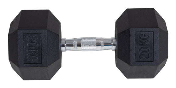 Fitcom Kurzhantel, 20 kg pro Hantel – Schwarz