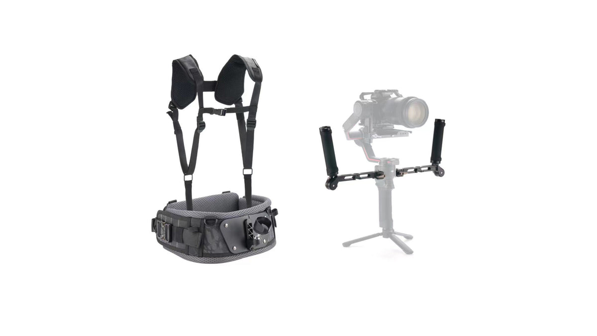 Tilta GSS-T04-DHB2 Doppelgriff – für DJI RS2, RS3 Pro, RSC2 und andere – Schwarz – 2er-Pack
